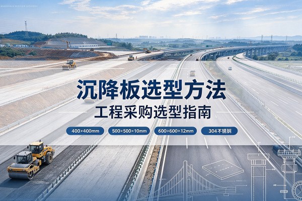 润州沉降板选择方法