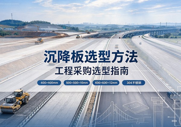润州沉降板选择方法